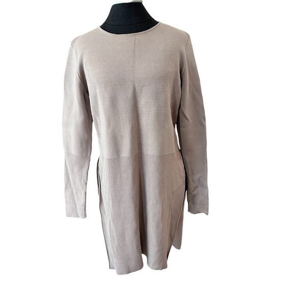TY-LR Revolve Thick Knit Camel Mirage Sweater Tunic Medium - Picture 6 of 13